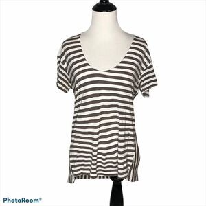 Ella Moss Striped T-shirt EUC XS